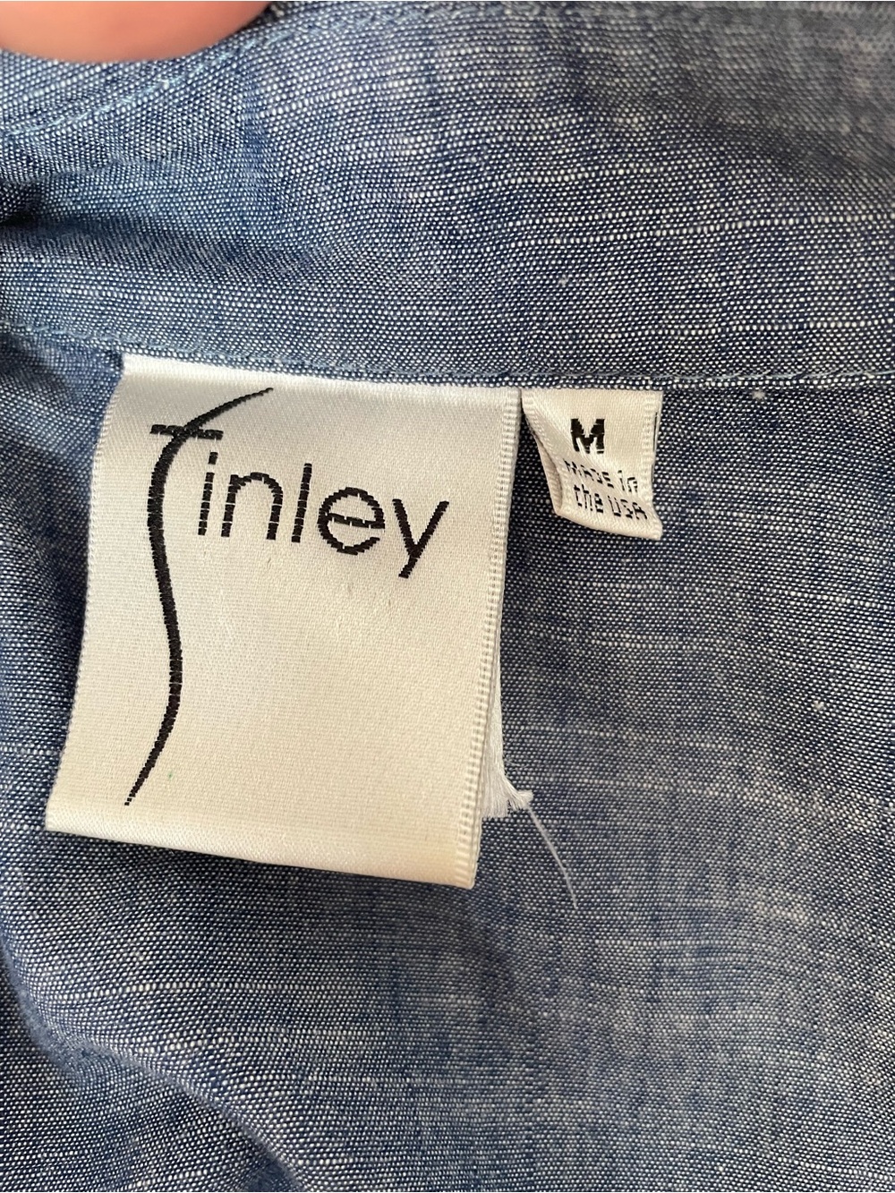 Chambray Dress in Denim Blue by Finley - Picture 8 of 10